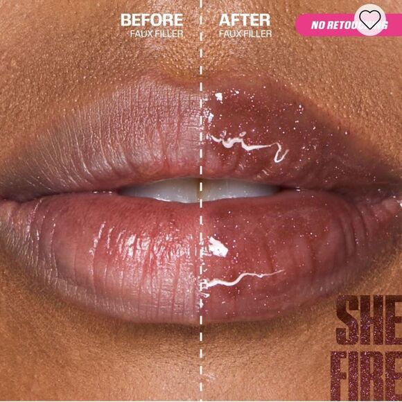 🌻 HUDA She Fire Lipgloss New FullSz - Picture 4 of 5